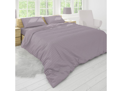 Комплект постільної білизни Stripy Seafog SoundSleep бязь полуторний