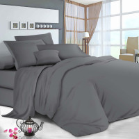 Простирадло на гумці Manner Grey SoundSleep бязь 90х200 см