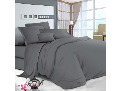 Простирадло на гумці Manner Grey SoundSleep бязь 90х200 см