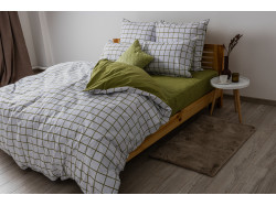 Комплект постільної білизни "ТЕП" Olive Check, 70x70 сімейний