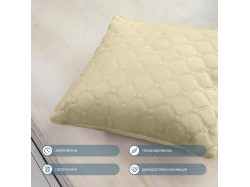 Подушка декоративна "VELOUR" 50*70 см бежевий