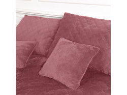 Покривало ТЕП "VELOUR" 150*210 см Mesa Rose/ромб круглий