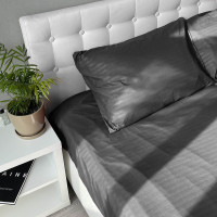 Комплект наволочок Fiber Grey Stripe Emily мікрофібра сірий 50х70 см
