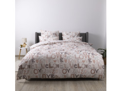 Комплект постільної білизни ТЕП "Happy Sleep" Нотатки кохання, 50x70 євро