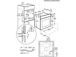Духовой шкаф Electrolux - EOF3H50BK