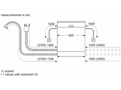 Посудомоечная машина встраиваемая Bosch - SMV 6 EMX 51 K
