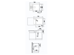 Мойка кухонная Blanco - 523277 ZIA XL 6S COMPACT