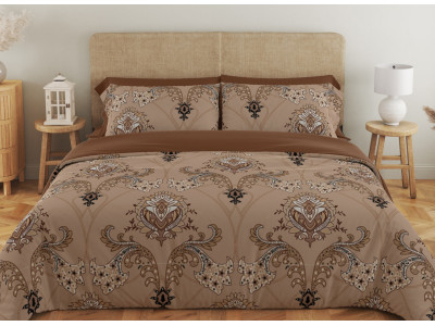 Комплект постільної білизни ТЕП "Soft dreams" Chocolate Fusion, 70x70 євро