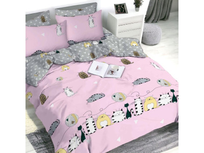 Наволочка Lovely kitten pink SoundSleep бязь 40х60 см