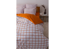 Комплект постільної білизни "ТЕП" TERRACOTTA Check, 70x70 двоспальний