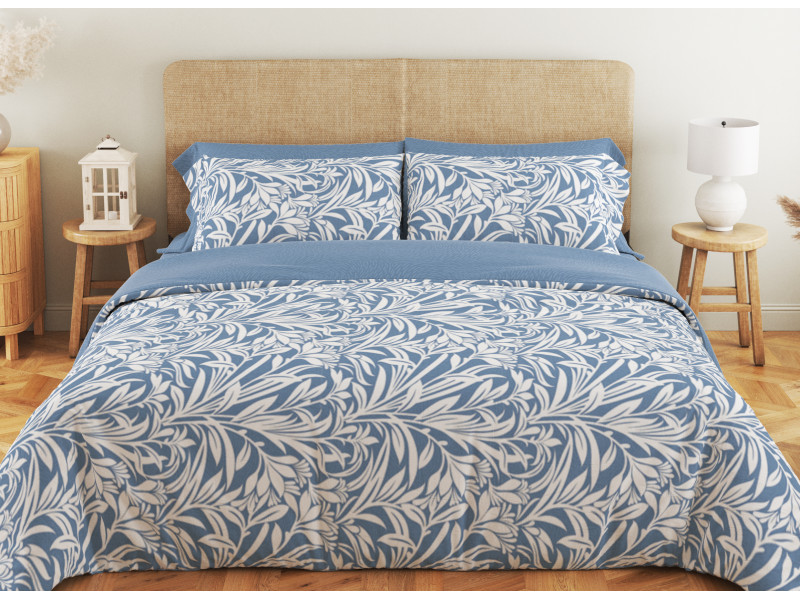 Комплект постільної білизни ТЕП "Soft dreams" Light Blue Fantasy, 70х70 сімейний