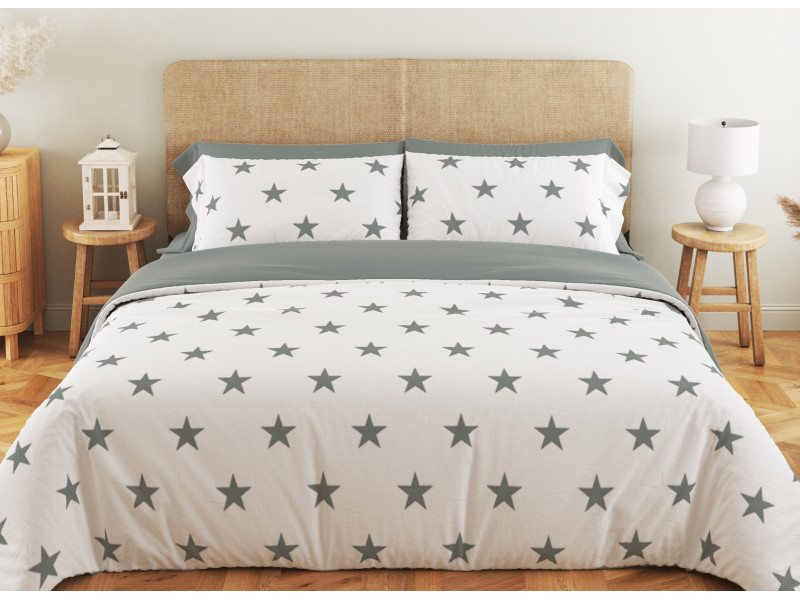 Комплект постільної білизни ТЕП "Soft dreams" Morning Star Grey, 70х70 сімейний