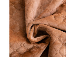 Покривало ТЕП "VELOUR" 180*240 см Кофейний/Ромб прямий