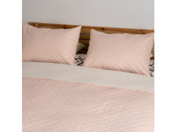 Покривало ТЕП "VINTAGE" 220*240 см 1шт наволочка 50*70 см 2шт Пудровий/вінтаж