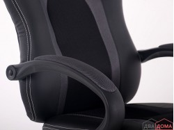Крісло Shift неаполь N-20/сітка чорна, сітка сіра AMF
