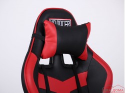 Крісло VR Racer Dexter Grindor чорний/червоний AMF