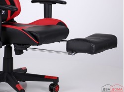 Крісло VR Racer Dexter Grindor чорний/червоний AMF