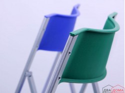 Стілець Ібіца алюм пластик синій AMF