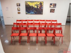 Стілець Ібіца алюм пластик синій AMF