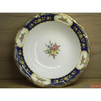 Антикварна глубока тарілка Winterling Roslau Marie Louise Kobaltblau