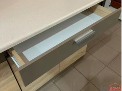 Верхня секція 80 В вітрина сушка кухня Аліна дуб сонома/латте